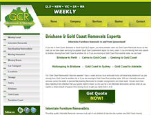 Tablet Screenshot of gold-coast-removals.com.au